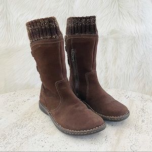 UGG Boots Suede & Sweater Design-Big Kids Size 6 (Women’s 7-8)